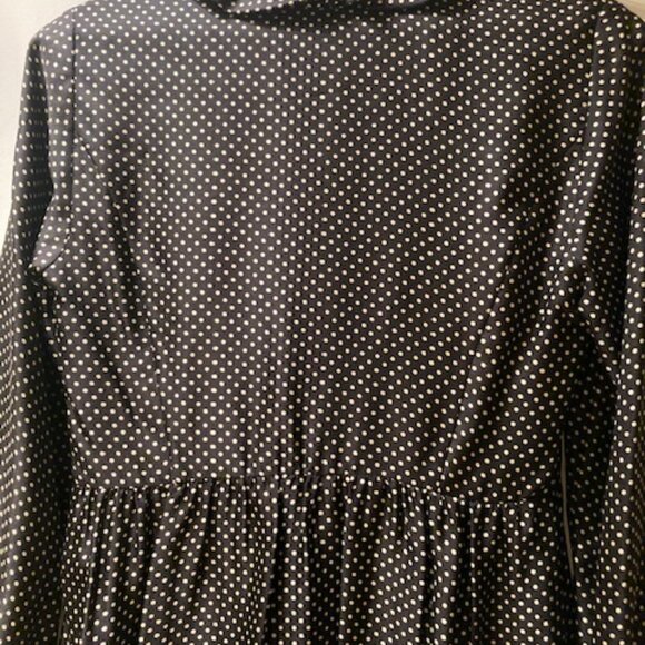 JCrew silk black and white polka dot dress - Picture 4 of 6